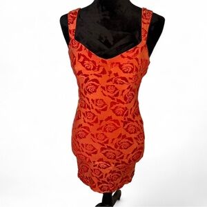 Nasty Gal X MINKPINK Floral Rose Mini Dress Size XS